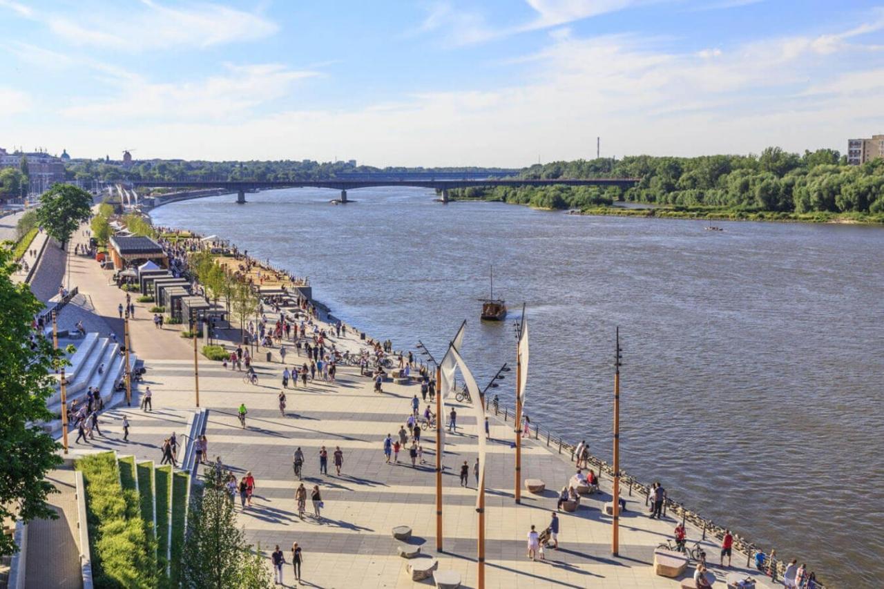 Warsaw Downtown View 3 Rooms 60M2+ Free Garage 2Km Old Town Metro 9Min Tram Exterior foto