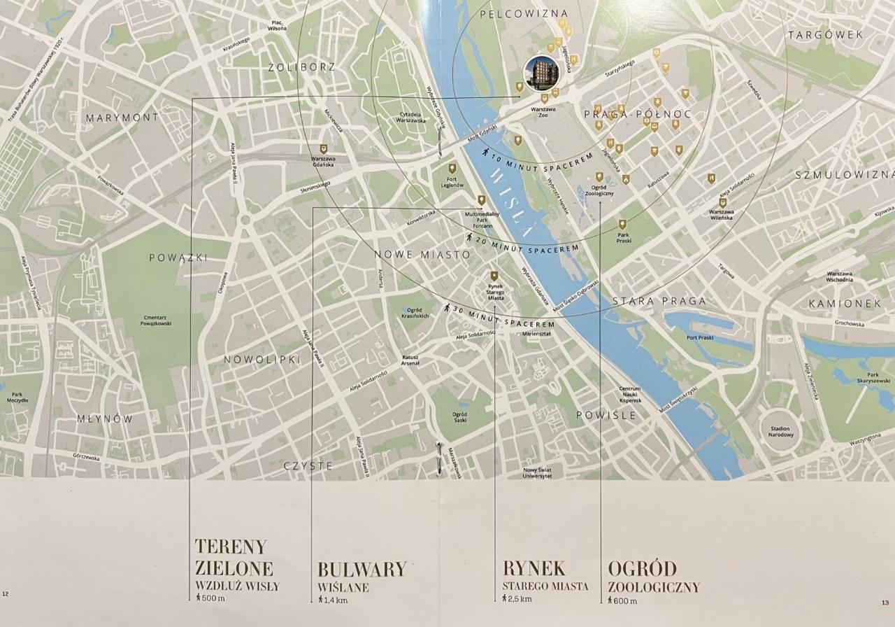 Warsaw Downtown View 3 Rooms 60M2+ Free Garage 2Km Old Town Metro 9Min Tram Exterior foto